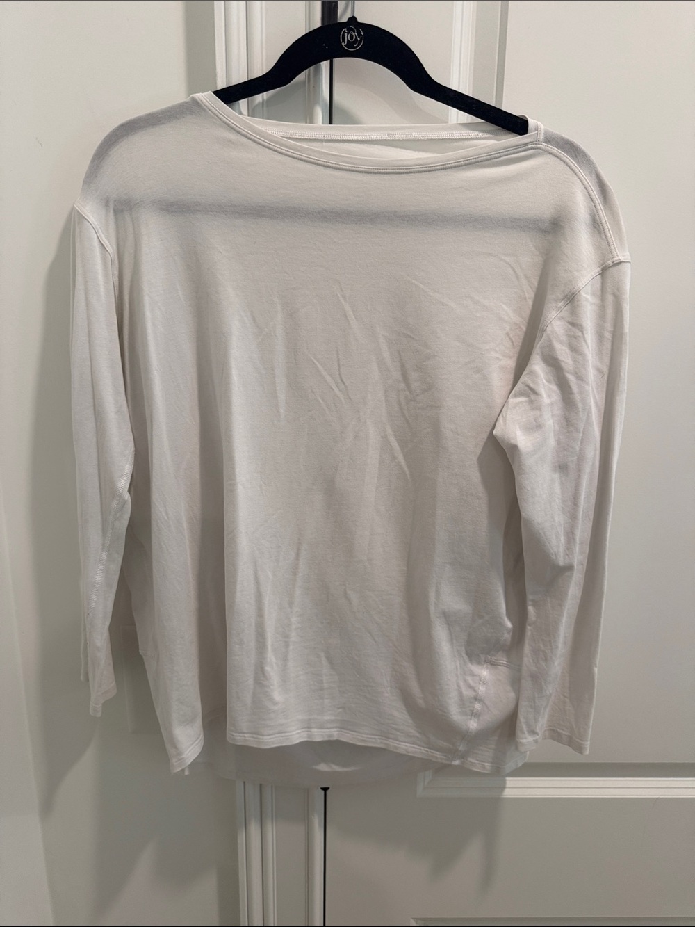 lululemon athletica White Long-Sleeve Crewneck Top